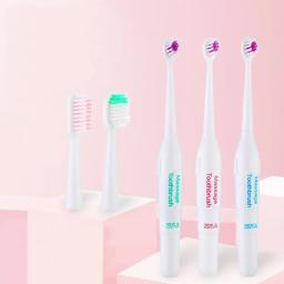 Escova de dentes elétrica multi-angular para pet, cão e gato escova de limpeza, Bad Breath Teeth Care Tool, 2 cabeças de escova - Image 5