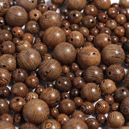 30-100pcs 6-15mm Contas De Madeira Naturais para Fazer Jóias Encantos Colar Bead para Artesanato DIY Fazendo Pulseira Acessórios - Image 1