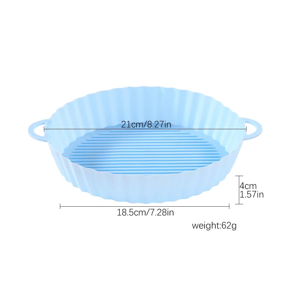 Airfryer Silicone Muffin Pan Cupcake Mold, antiaderente Mini Bolo Mold, Air Fryer Acessórios, 7 Copos, 3.5 a 5.8 L - Image 1