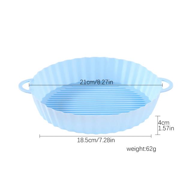 Conjunto de 7 Formas de Silicone para Muffin e Cupcake Antiaderentes para Airfryer de 3.5 a 5.8 L