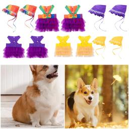 Chapéu de Proteção Solar para Animais de Estimação, Dog Sunbonnet, Pet Acessório, Summer Cap, Dog Cap, Cats Puppy, Doggy, 2pcs - Image 5