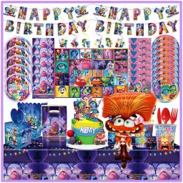 Disney Backdrop Balões Decorações Kit, Papel Placas Copos Guardanapos, Crianças Birthday Party Supplies, 2 pcs, 2 pcs - Image 1