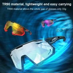 X-TIGER óculos de ciclismo uv400 ciclismo óculos de sol esportes polarizados das mulheres dos homens óculos de sol mtb corrida bicicleta óculos - Image 4
