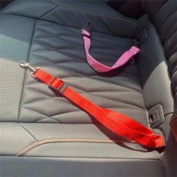 Cão do gato ajustável cinto de segurança pet cinto de segurança do carro de estimação leash para cães filhote de cachorro cinto de segurança clipe de viagem para animais de estimação acessórios do cão - Image 2
