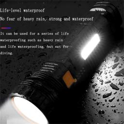 1200mah led lanterna solar tático bateria recarregável led luz de emergência acampamento ao ar livre à prova dwaterproof água - Image 3