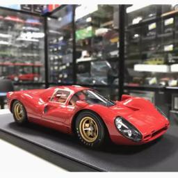 Resina de carro esportivo para adultos, escala 1:18, F 330P4, simulação 1967, presente da coleção, lembrança para fãs, original - Image 3