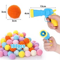 Brinquedo interativo treinamento de lançamento para Pet, Criativo Mini Jogos de Tiro, Stretch Plush Ball Toys, Kitten Supplies, Hot, 2022 - Image 3