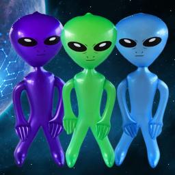 Balão alienígena de 90cm, 3 estilos de cores, decoração de bar, espaço feliz, festa de aniversário, balão, astronauta, espaço, ufo, tema, festa, balão, crianças, favor - Image 2