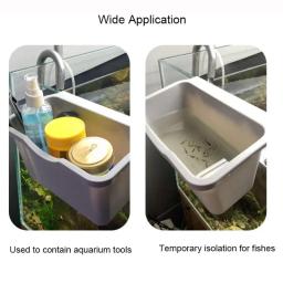 Suporte De Suporte De Aquário De Plástico Conveniente, caixa De Isolamento De Tanque De Peixes Cinzentos, Ferramentas De Manutenção De Aquário, Acessórios Úteis - Image 3