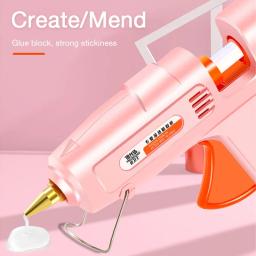 Hot Melt Glue Gun Gun Stick, Ferramenta de Mão Grande, Ferramentas de Decoração de Natal, Silicone Glue Gun, Poder, 70 W, 280W - Image 5