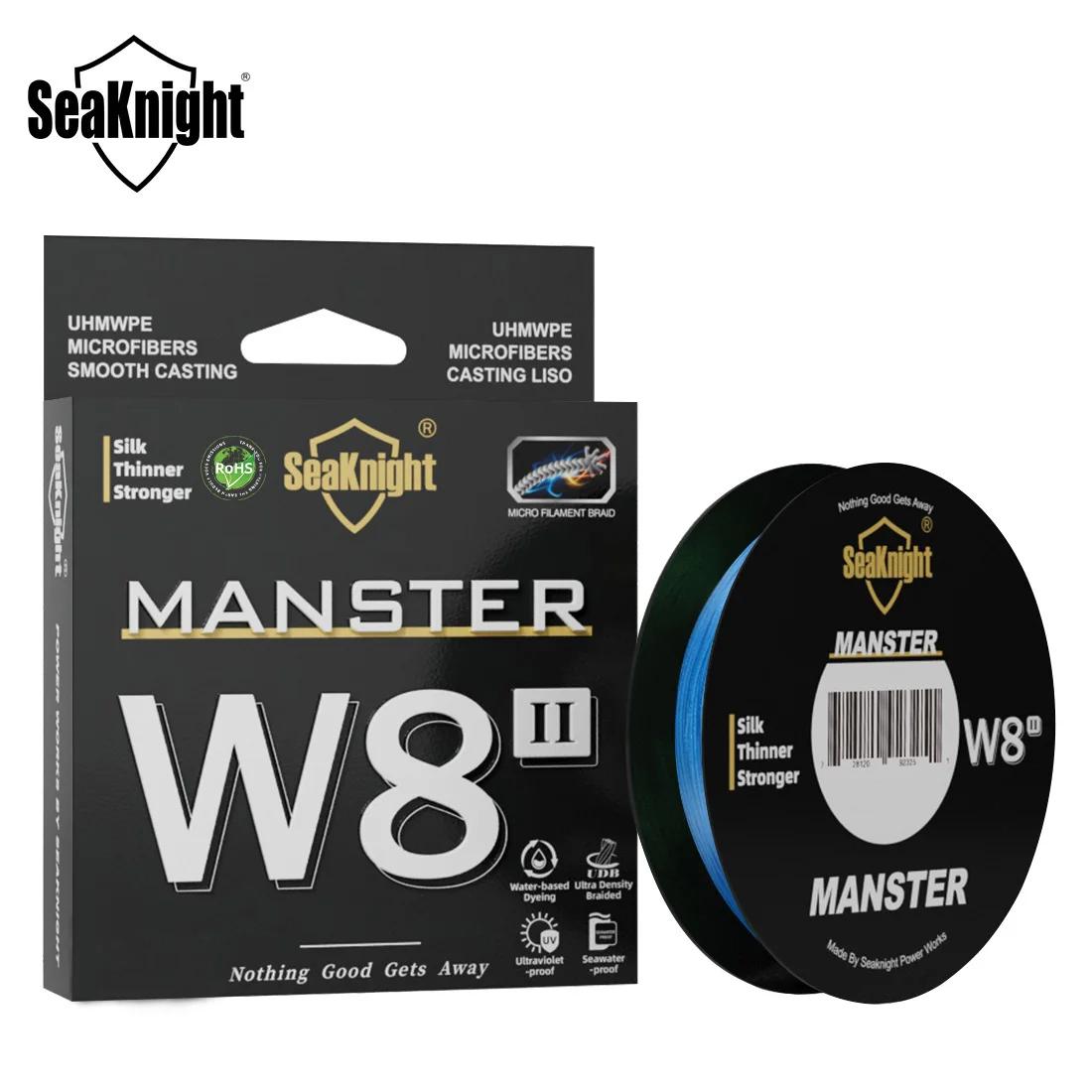 Seaknight novo w8 ii manster trança linha de pesca 150m 300m 500m 15-100lb 8 fios multifilamento pe linha para água doce água salgada - Image 1