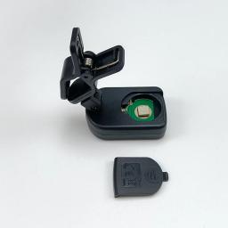 5 pçs afinador de guitarra rotativo clip-on sintonizador display lcd para guitarra acústica cromática baixo ukulele acessórios de guitarra - Image 6
