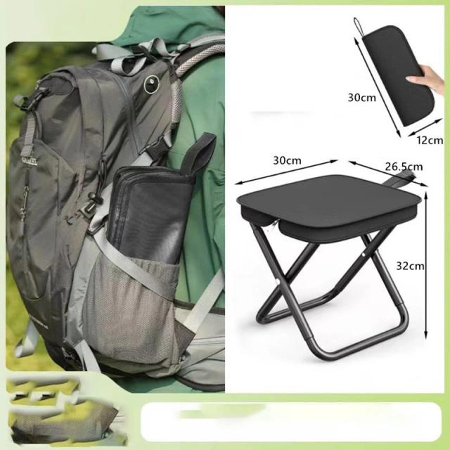 Banqueta Dobrável Portátil de Bolso para Lazer e Viagem - Leve e Resistente