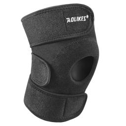 AOLIKES-Joelho de Compressão Ajustável Almofada Patelar para Homens e Mulheres, Suporte Tendão Manga Brace, Dor Artrite, Corrida, Treino, 1Pc - Image 3