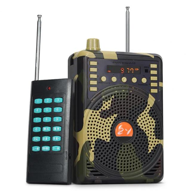 Caça Speaker Infravermelho Estável com Controle Remoto e Amplificador de Voz Hi-Fi para Ensino, USB e Reprodução TF