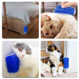 Massagem Pet Brush Canto Raspe Cabelo Remoção Beleza Limpa Escova De Canto Removível - Image 5