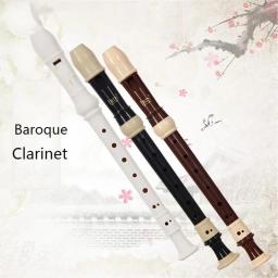 Irin clarinete barroco, instrumento de sopro, flauta vertical soprano com acessórios para instrumentos musicais, presente para iniciantes - Image 1