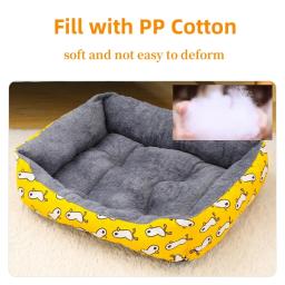 Confortável Pet Nest Bed, Camas Cat, Engrossar Pet Mats, Cama para cães pequenos e médios e grandes, Sofá-cama, Canil Dormir Camas, Manter Quente - Image 4