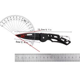 Faca dobrável de aço inoxidável Facas de bolso portáteis Multitool Sobrevivência de acampamento ao ar livre Abridor de garrafas tático Chaveiro - Image 4