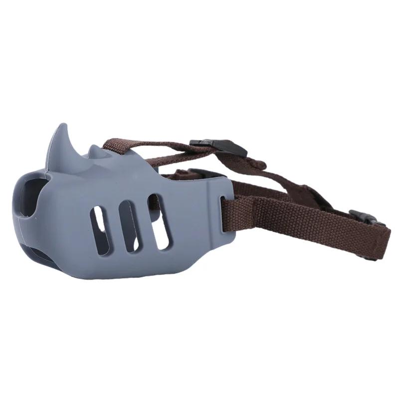 Soft Silicone Pet Boca Máscara, focinho do cão, respirável, parar de latir, morder, mastigar, cão Suprimentos, pequeno, médio Cães - Image 1