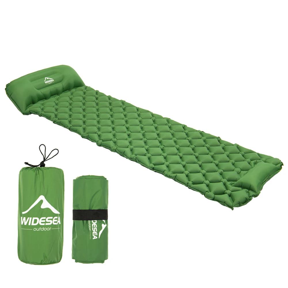 Widesea-Camping Press-Type Colchão Inflável, Umidade, Impermeável, Almofada Para Dormir Ao Ar Livre, Tapete De Ar Praia, Barraca, Almofada De Viagem - Image 1