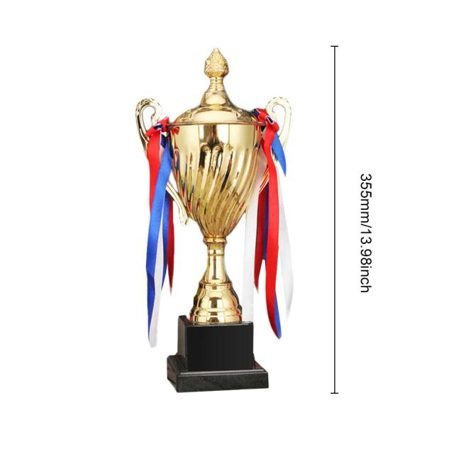 Troféu Cup Winner em Metal Dourado para Crianças e Adultos - Prêmio Ideal para Competências e Celebrations