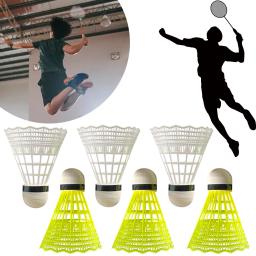 High Speed Badminton Ball para Atividades Esportivas, PP Head, Grande Estabilidade, Outdoor e Indoor Use Birdies, 3 Pcs, 6 Pcs - Image 1