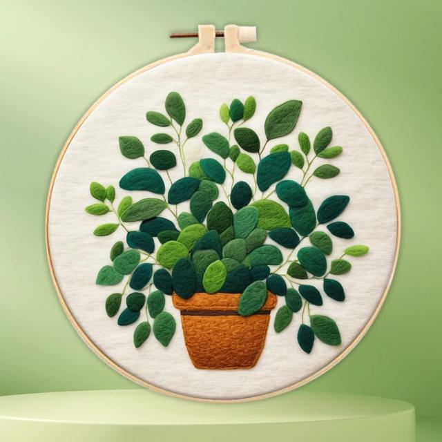 Kit de Feltragem Chenistory: Agulha para Criar Árvores da Vida e Acessórios Artesanais para Cenários Naturais e Presentes