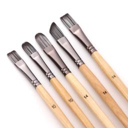 24 pçs profissional pintura pincel artistas kit para iniciante aquarela óleo pedra rocha pintura da lona mininaturas diy eas - Image 6