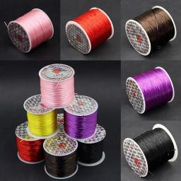 Stretch Elastic Nylon Cord para Jóias DIY, Fio Colorido, Beading String, Linha de Cordas, Pulseiras e Colares, 10 Metros, 0.6mm, 1 Rolo - Image 1