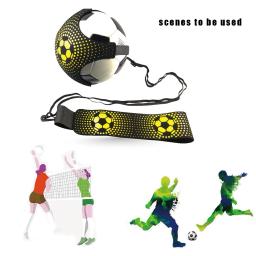 Equipamento De Treino De Bola De Futebol, Ajustável, Solo Cinto, Pano De Nylon, Elástico, Auxiliar, Fitness, Prática - Image 6