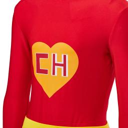 TV el chapulin colorado cosplay traje vermelho bodysuit uniforme terno masculino halloween carnaval festa traje - Image 6