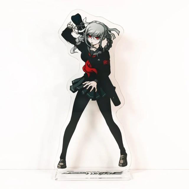 Figurinhas Acrílicas de Anime Danganronpa 2: Fuyuhiko Kuzuryu e Peko Pekoyama para Decoração de Mesa e Topper de Bolo