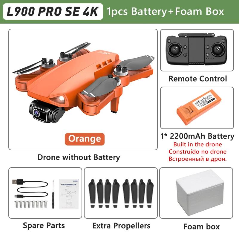 Lyrc l900 pro gps drone 4k profissional hd câmera dupla 5g wifi motor sem escova fpv quadcopter dobrável fotografia aérea drone - Image 1