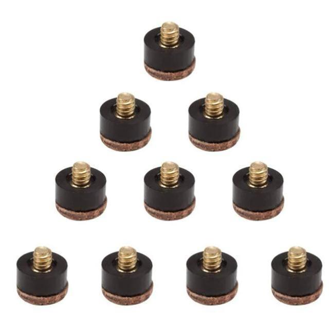 10 Unidades Dicas de Taco de Bilhar 10-13mm para Snooker