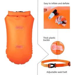 Multifuncional Swim Float Bag com cinto, Outdoor Safety Natação Boia, impermeável PVC Lifebelt, Saco de armazenamento para esportes aquáticos - Image 3