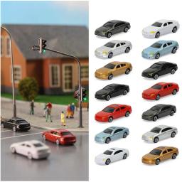 N Escala 1:160 Cena Modelo Railway Cenário, Carro Modelo De Cor, Layout De Rua, Construção, Trem Cenário, Modelo Decorações, 50Pcs - Image 2