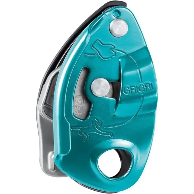 Dispositivo de Belay PETZL Grigi para Escalada em Esporte, Tradicional e Top Rope com Cam Assistida e Bloqueio