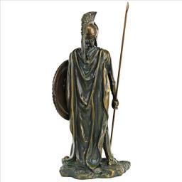 Bronze Armadura Romana Guerreiro Espartano Estátua, Medieval Resina, Artesanato Europeu Ornamentos, Vintage Lembranças Casa Estatueta - Image 5