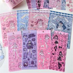 Adesivos decorativos fofos de irmãs, para scrap, diy, decoração de álbum, diário, estética personalizada, ka, papelaria - Image 4