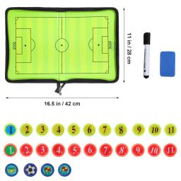 Tático de futebol magnético dobrável, Futebol Treino, Match, PVC, Estratégia - Image 6