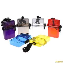 Surf & mergulho à prova dwaterproof água flutuante caixa seca cápsula recipiente de armazenamento plástico cigarro caso com pescoço cordão esportes aquáticos - Image 6