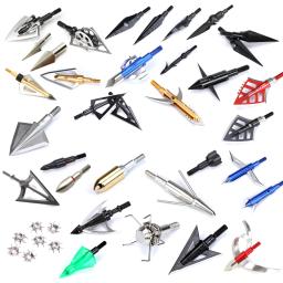 1 pçs caça broadheads setas ponto seta cabeças para caça com arco e flecha aplicar para arco composto e arcos e recoil seta - Image 1