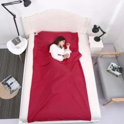Forro De Saco De Dormir Camping Folhas De Viagem Para Adultos Dormir Folhas De Saco Para Mochila Albergues Do Hotel Viajando - Image 4