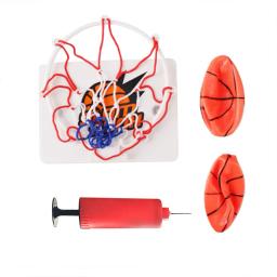 Mini Basquete para Crianças, Cesta de Basquete Interna, Bola lisa com bomba inflável, Brinquedo engraçado do jogo, Ventosa - Image 5