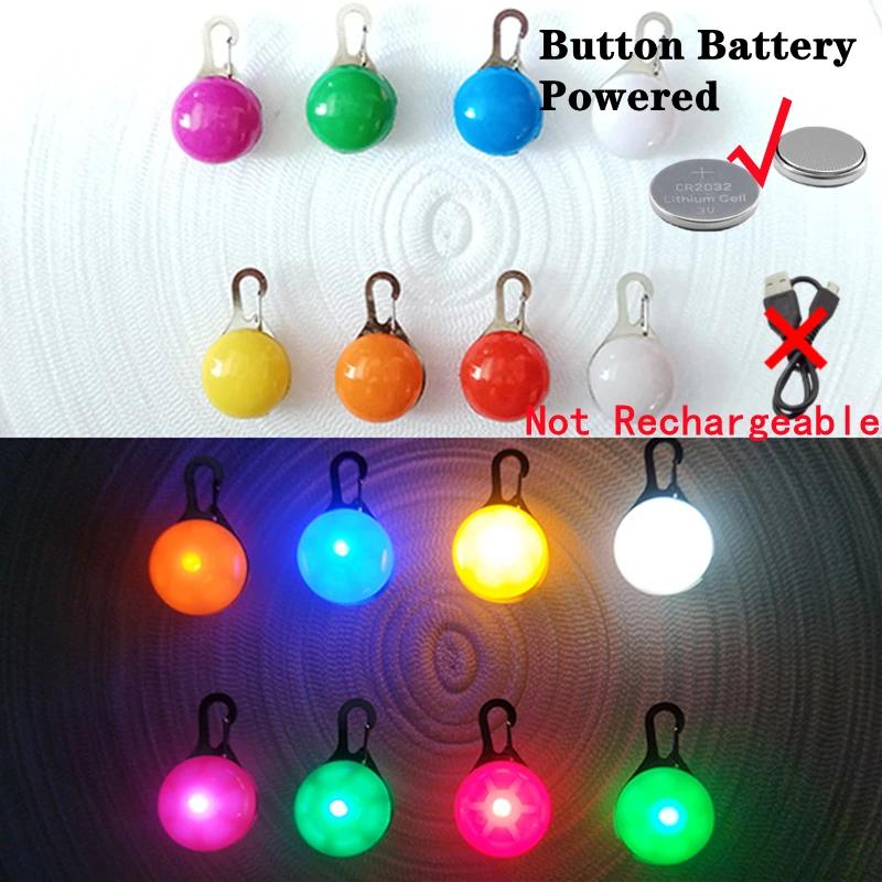 Carregamento usb colar de cão brilhante com pingente destacável luxo led luz brilhante para cães pequenos gato noite segurança colar atacado - Image 1