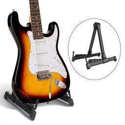 Universal Guitarra Elétrica Stand, A Frame Musical Rack Holder, Folding Instrumento Stand, Baixo Acessório - Image 4