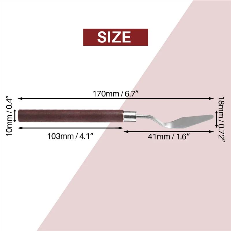 1.6 "paleta arte pintura espátula raspador mistura ferramenta - Image 1