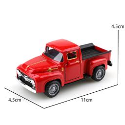 (Ensacado) 1:20 captador clássico FORD F100, modelo de carro de liga, veículo simulado, carro de liga infantil, modelo de brinquedo de menino, enfeites de carro - Image 3
