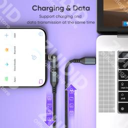 Adaptador magnético otg usb c para tipo c de 9 pinos pd240w usb c conversor de dados de carregamento rápido para iphone 15 16 macbook pro samsung xiaomi - Image 3